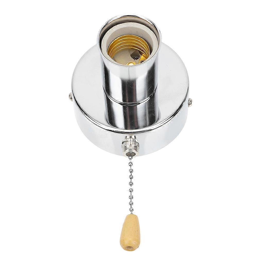 Black Pull Chain Light Switch for Lamps with Stainless Steel Material