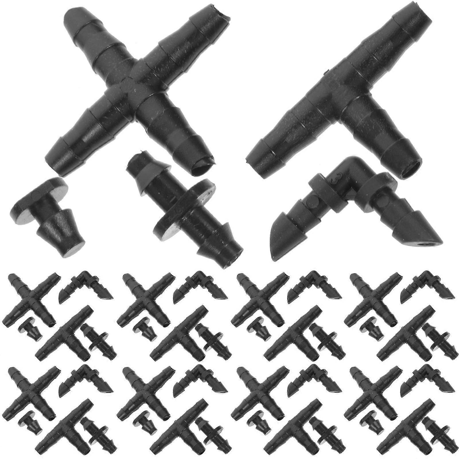 Drip Irrigation Connector Kit with Barb Fittings for Garden Hose Systems – Durable Adapters for Efficient Watering