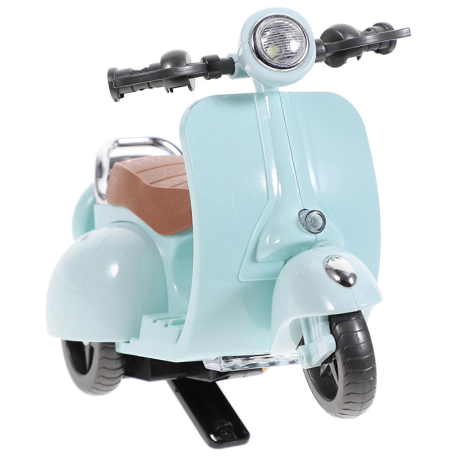 Hamster Music Toy Cartoon Melody Motorcycle Musical Adornment Desktop Ornament with Rotating Function