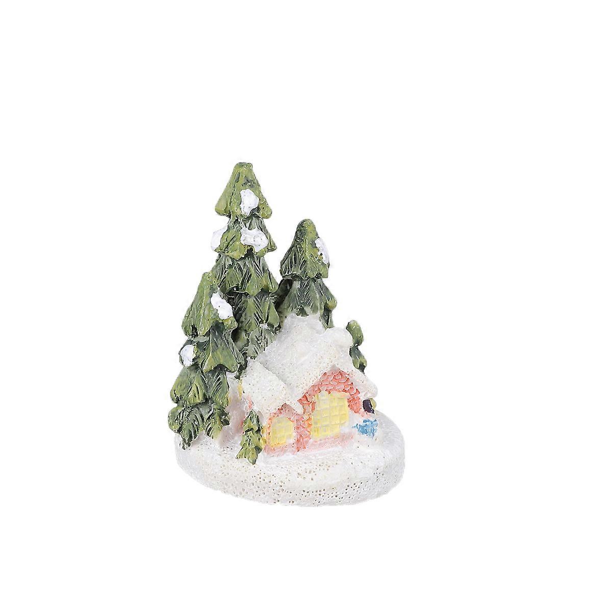 Festive Atmosphere Enhancement Mini Tree Decoration For Home Office 3.5x3.5x5cm Stylish Multi-Color 1Pc