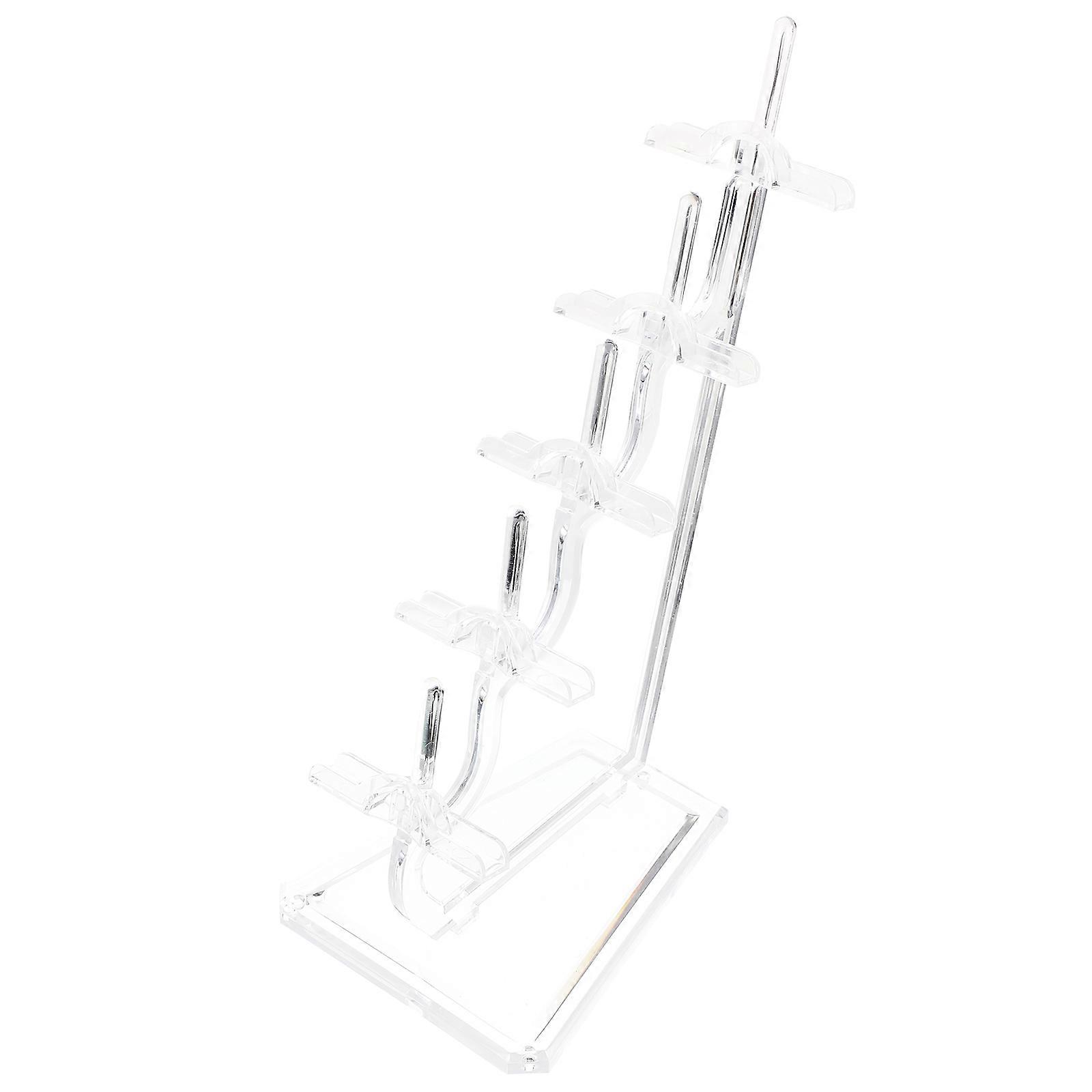 Clear Acrylic Glasses Display Stand for Home & Retail Multi Functional Sunglass Holder Rack with Smooth Surface for All Styles