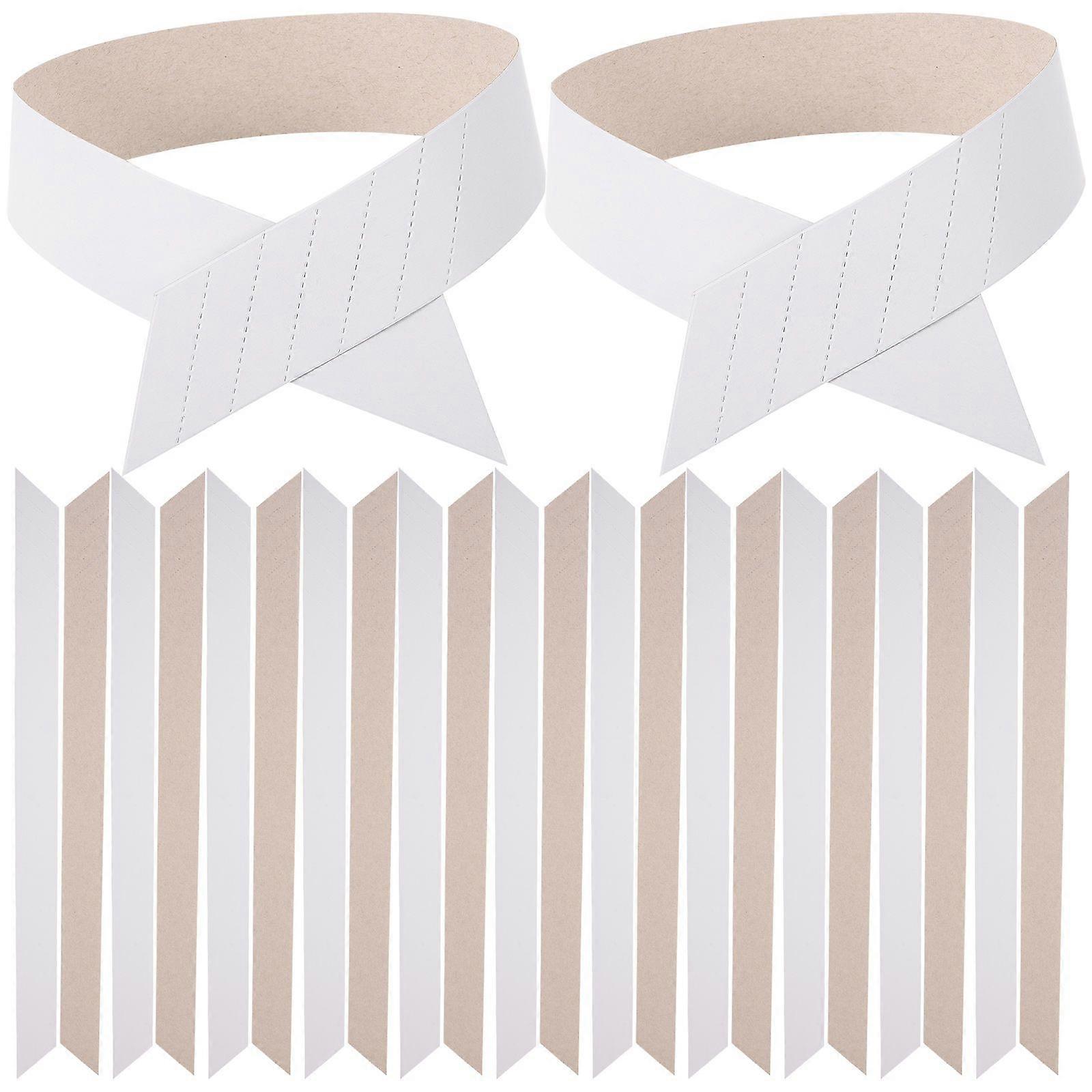 100pcs Shirt Collar Support Paper Collar Fixing Stays Paper Collar Supports for Shirts