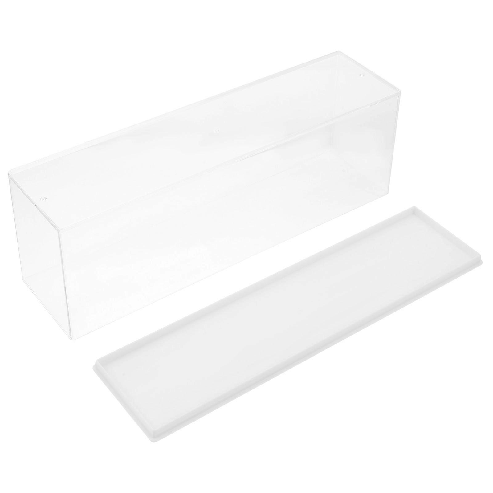 Action Figure Display Box for Storage and Organization with 1 Set Doll Model Display Case