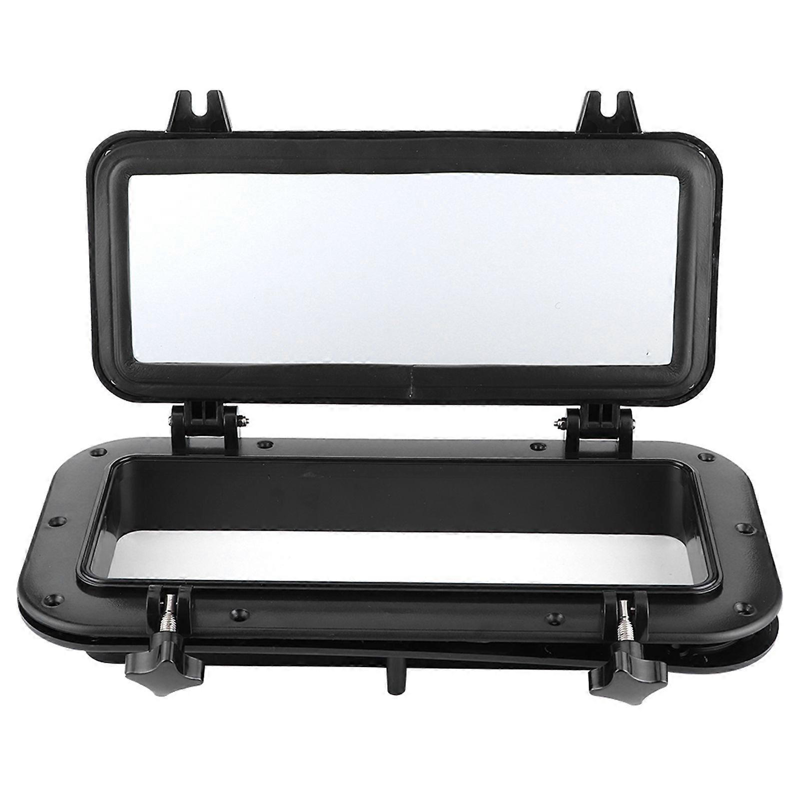 rectangular porthole 4mm opening with tempered glass 400x200mm