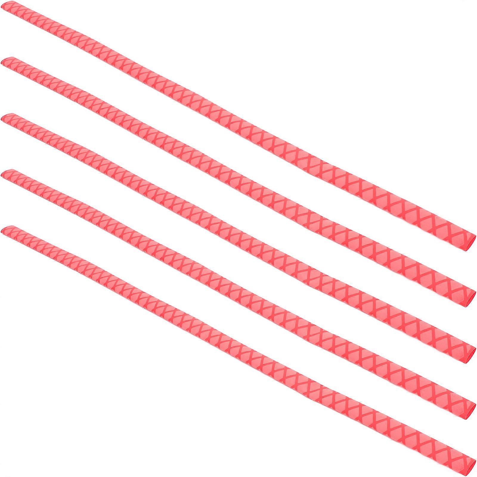 Heat Shrink Fishing Rod Sleeve with AntiSlip Design and Sweat Absorption for Handle Protection Red CrossLinked Polyolefin