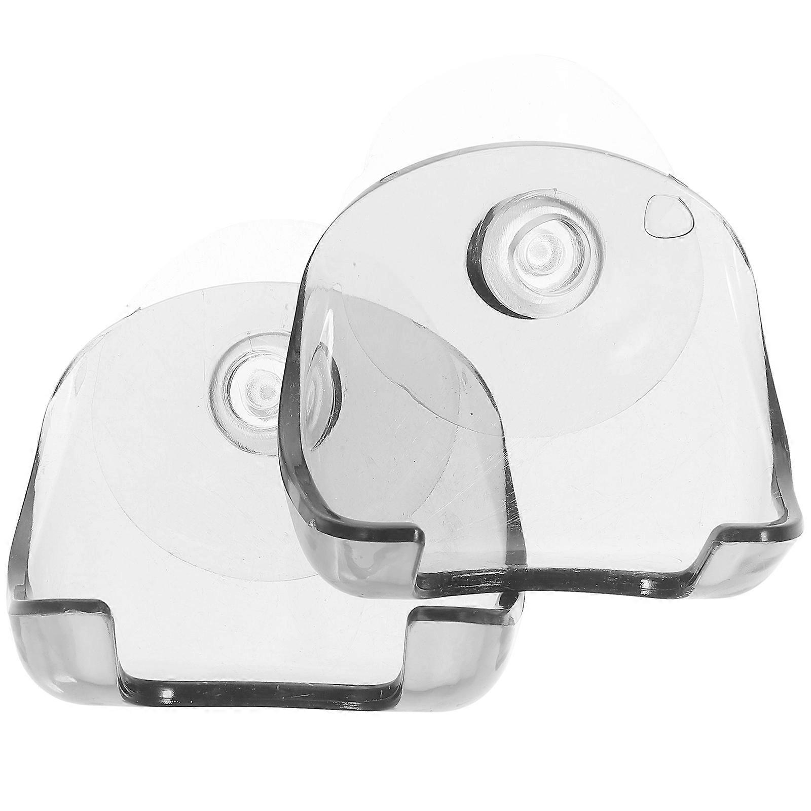 2pcs Hangers Wall Hanger Suction Cup Rack for Shelf