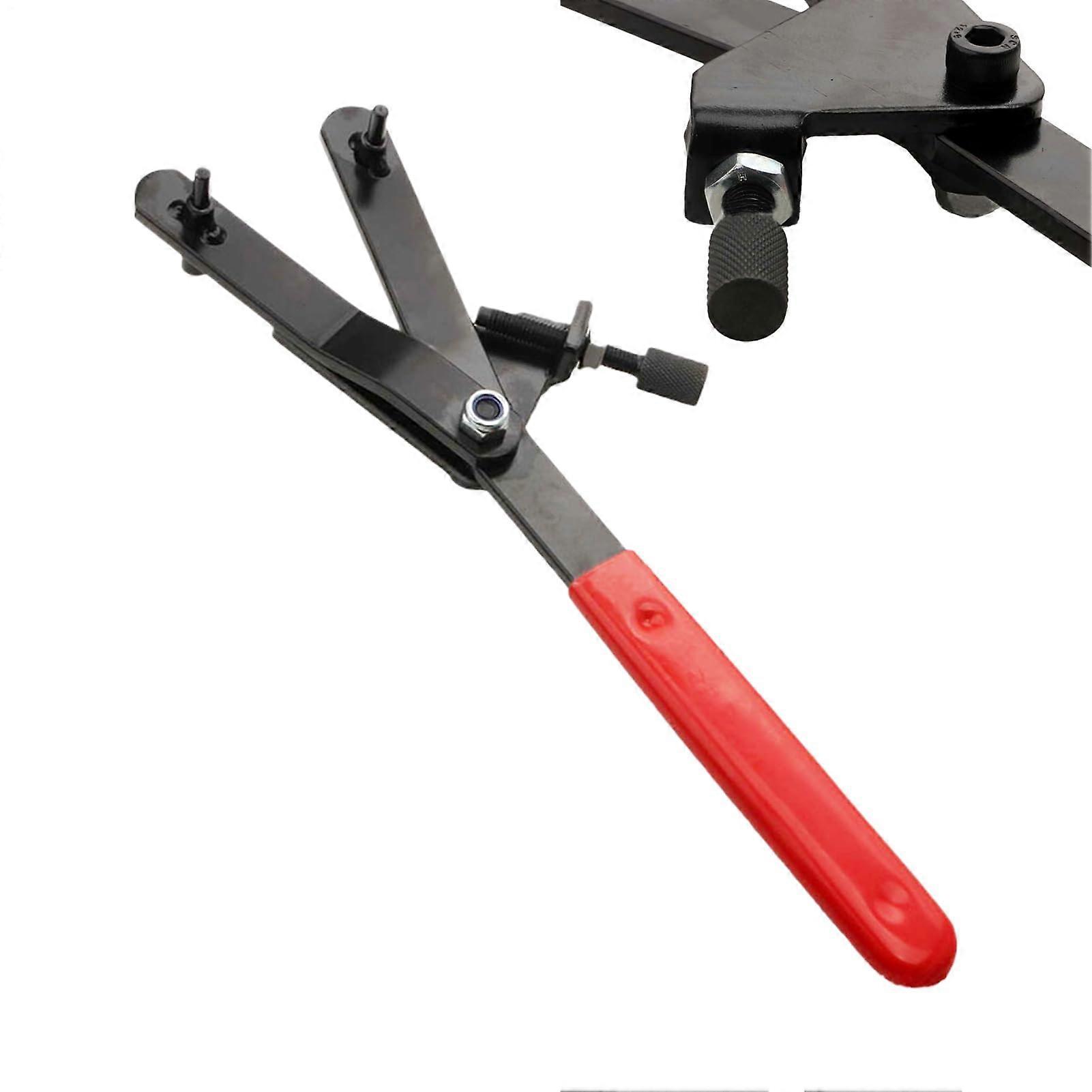 Flywheel turner – Motor rotation tool, manual sturdy iron motorcycle wrench for , removal, rotation, disassembly