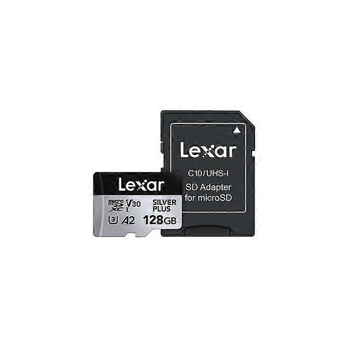 Lexar XC 128GB SILVER PLUS micro SD memory card