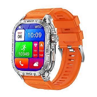 K63 1.96" AMOLED Screen Bluetooth-compatible Call Smart Watch with Heart Rate,Blood Oxygen