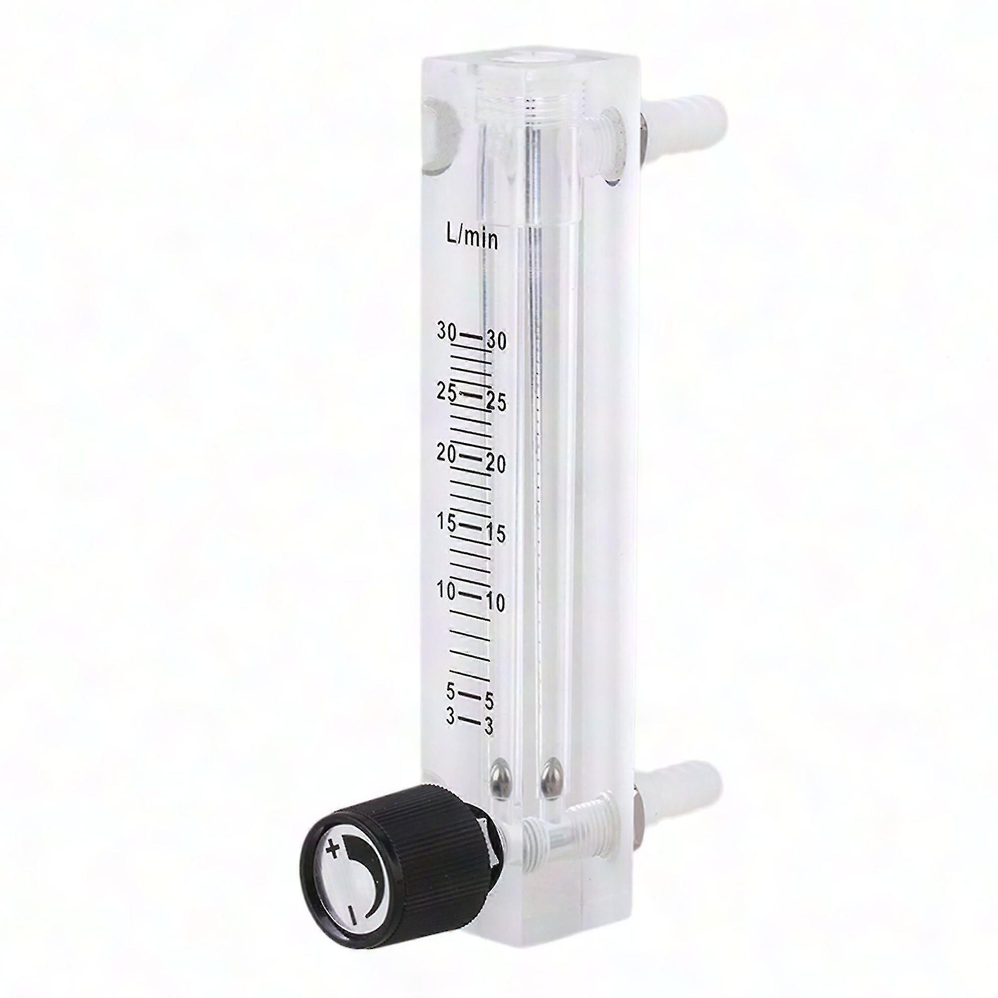 LZQ-7 Oxygen Flow Meter 3-30LPM with Valve for Oxygen Air Gas