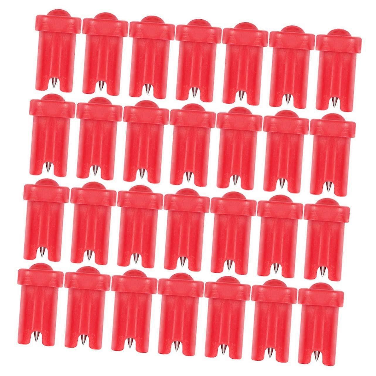 Red Glue Bottle Nozzle Needles for Eyelash Extension Bottles Prevent Clogging