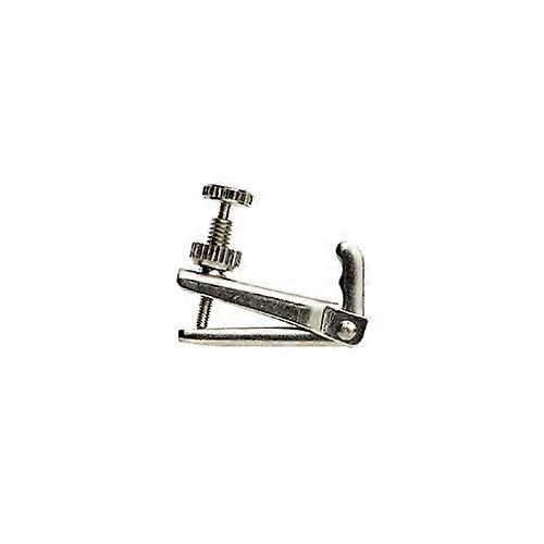 Standard Nickel Plated Violin Tuner for 1/2 and 1/4 Size Violins, Adjustable Pitch, Lightweight Design