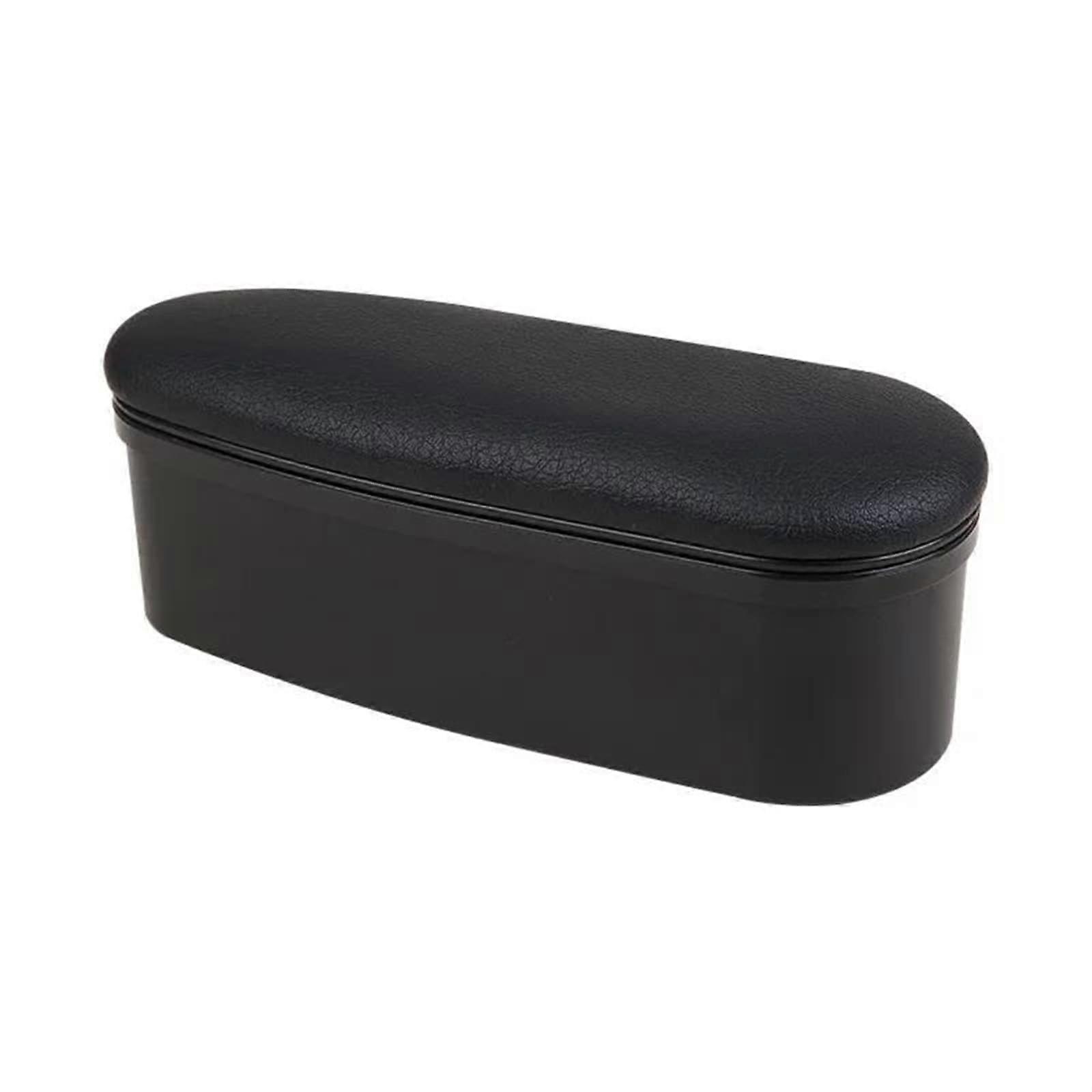 Car Armrest Cushion Universal Pad for Side Door Storage Box, Soft Foam, Black, Compatible with Most Cars