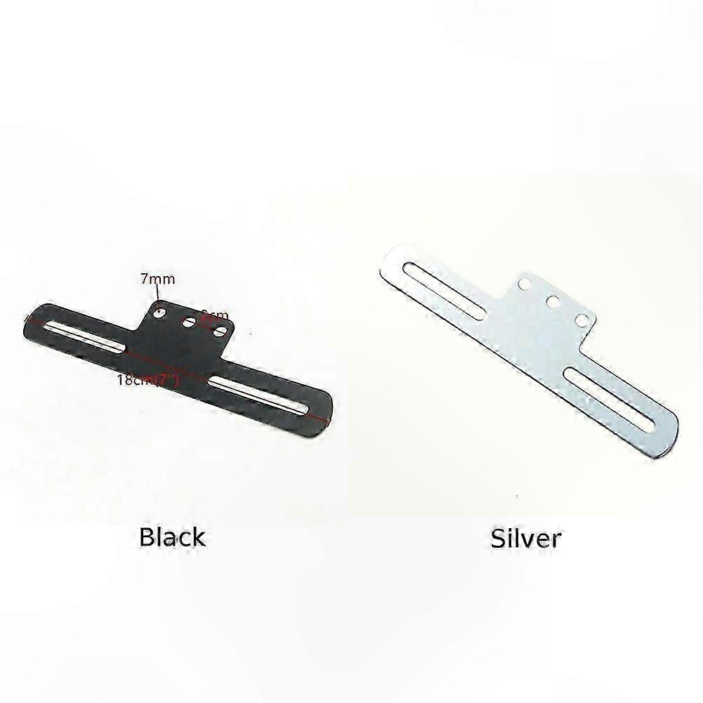 Universal Motorcycle Rear Light Mount Plate Holder Bracket for License Plates