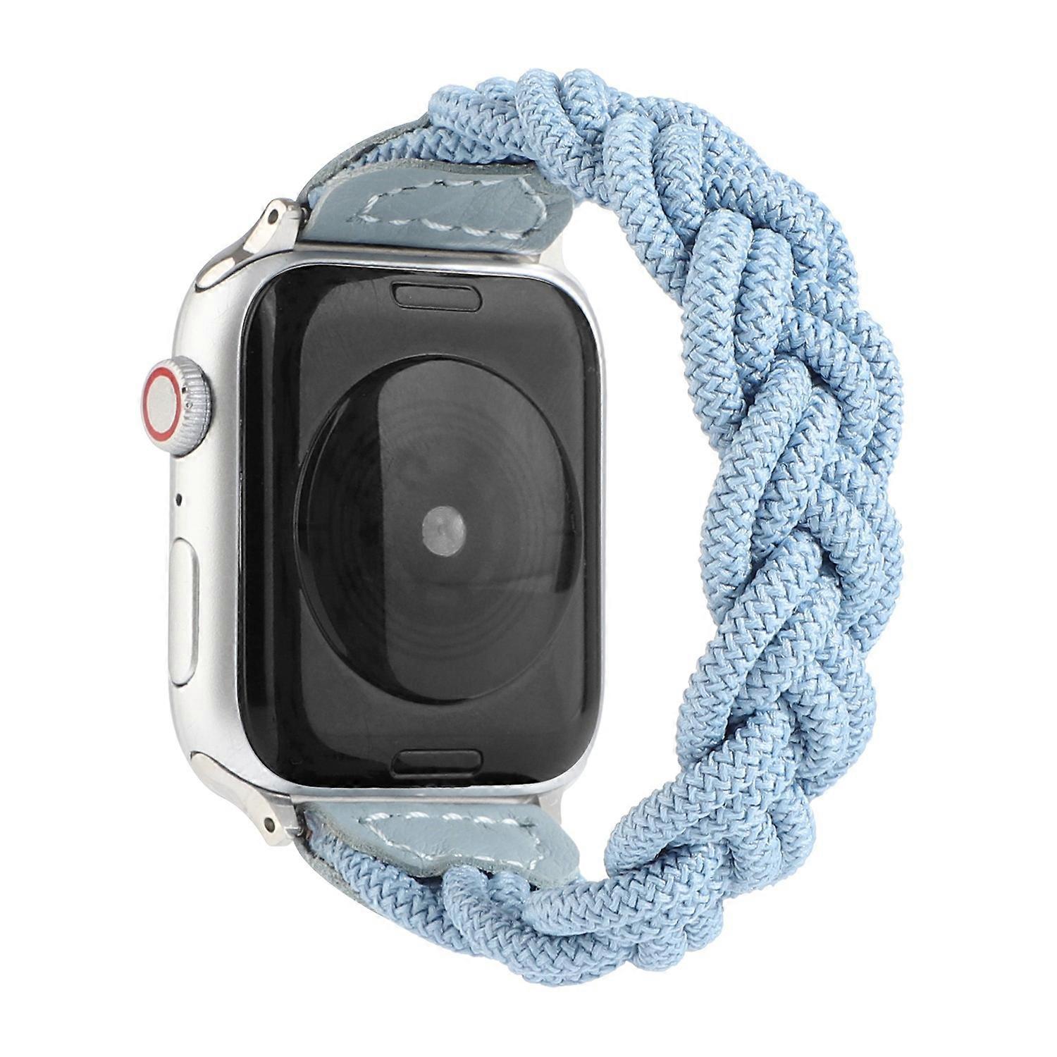Elastic Woven Watch Band Replacement for Apple Watch Series 10 42mm 9 8 7 41mm 6 5 4 SE SE (2022) SE