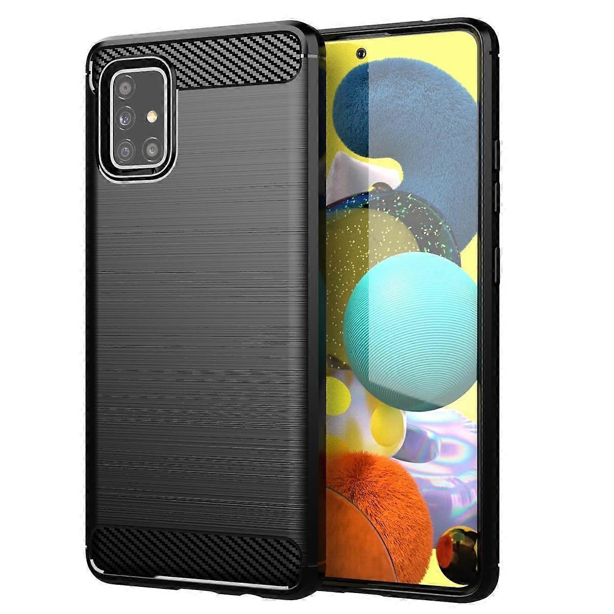 TPU保護ケースサムスンギャラクシーA51 5Gケース - カーボンオプティック