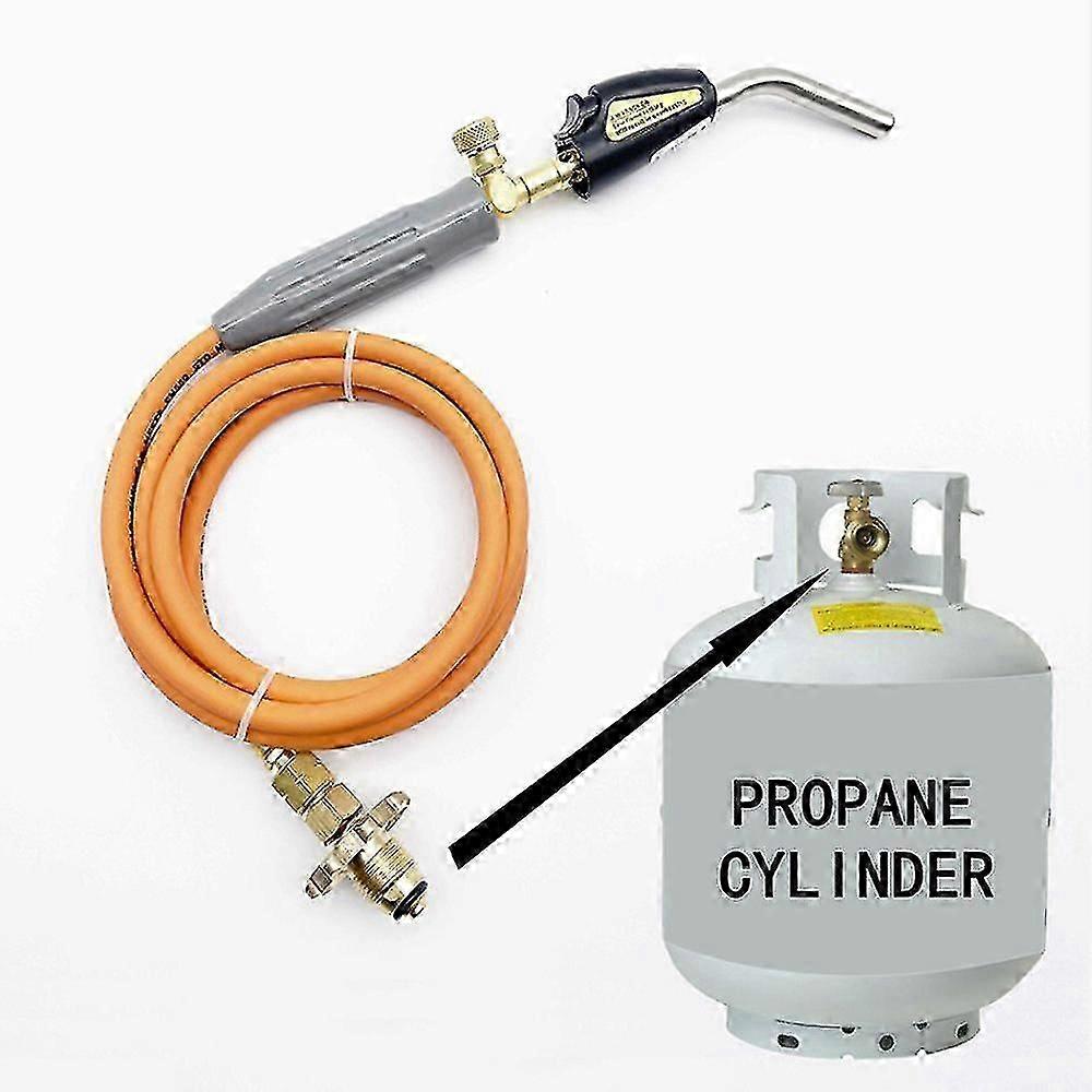 Handheld Propane Torch Liquefied Gases Welding Soldering Tool With Piezo Ignition Firepower Adjustment Zekai