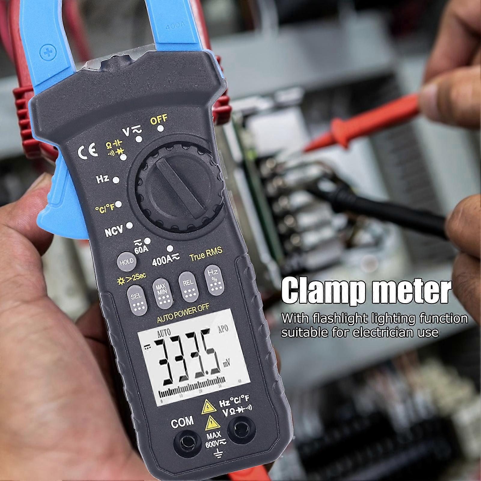 HP7200B TRMS Clamp Meter 6000 Counts NCV Dc AC Voltage Resistance Temperature Multimeter