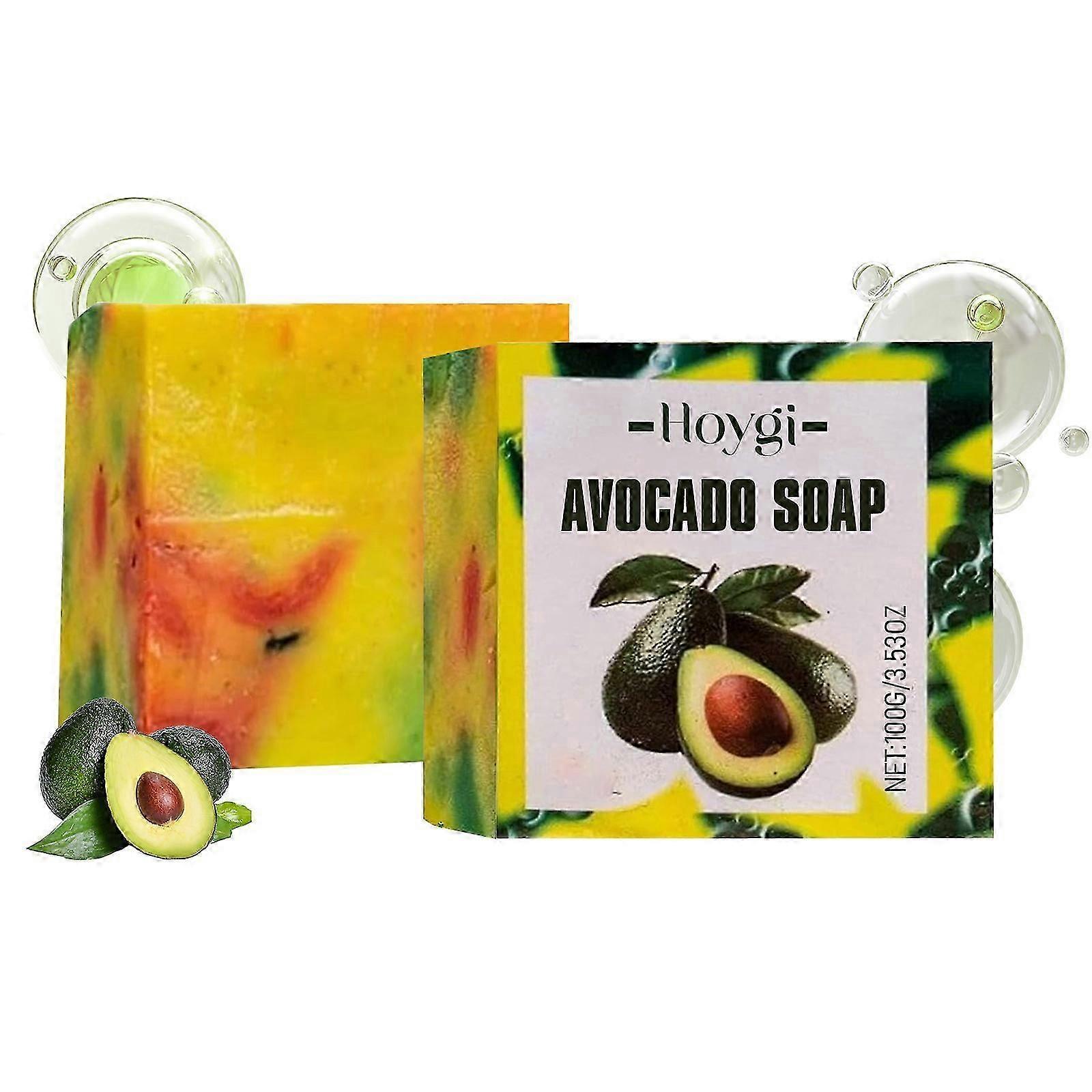 Hoygi avocado bath soap gently moisturizes and cleanses the skin, leaving pores refreshed and controlling oil. Body soap for bathing