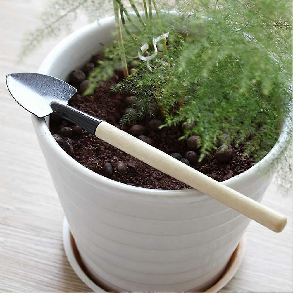 Garden Tool Set, 3Piece Mini Gardening Tools With Hand Rake And Pointed Shovel, Easy To Use For Home Gardening, Black