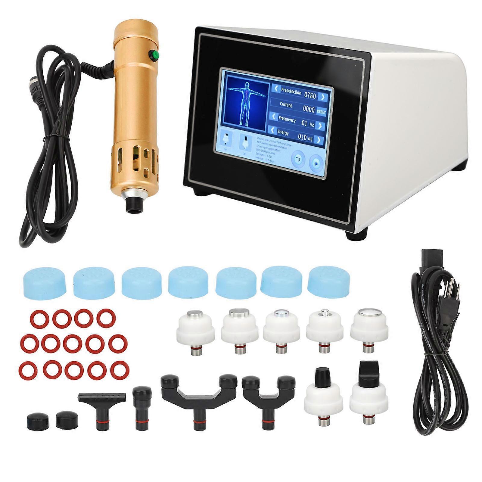 ED Treatment Shockwave Therapy Professional Adjustable Extracorporeal Shock Wave Machine Gold
