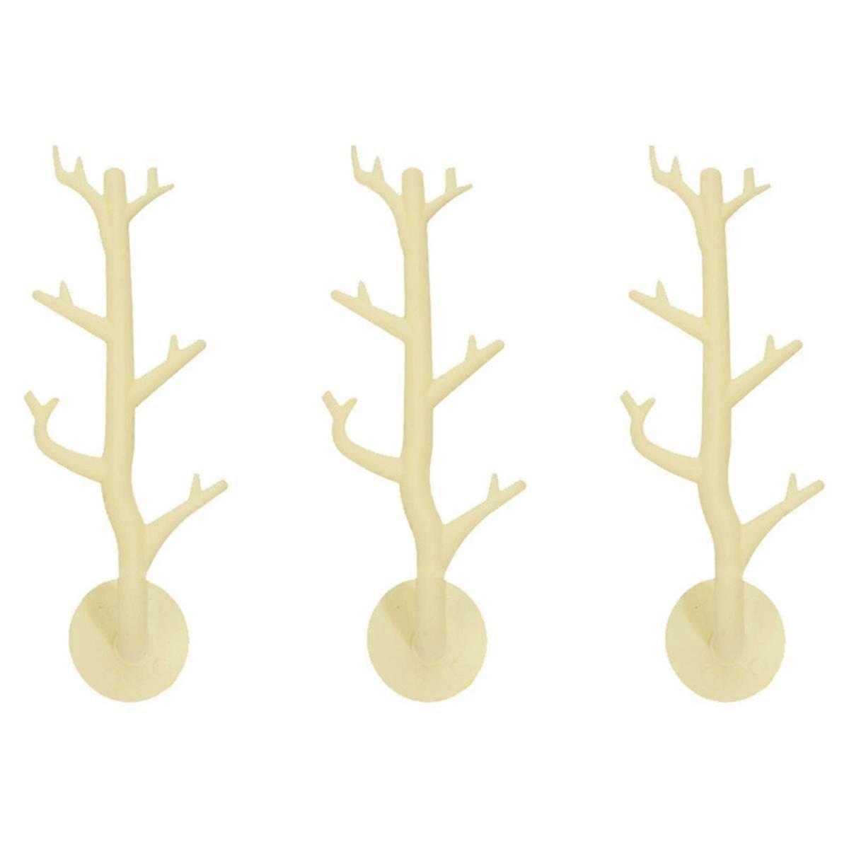 C Branch Hook Wall Decor Key Holder Organizer Storage Sticky Hooks