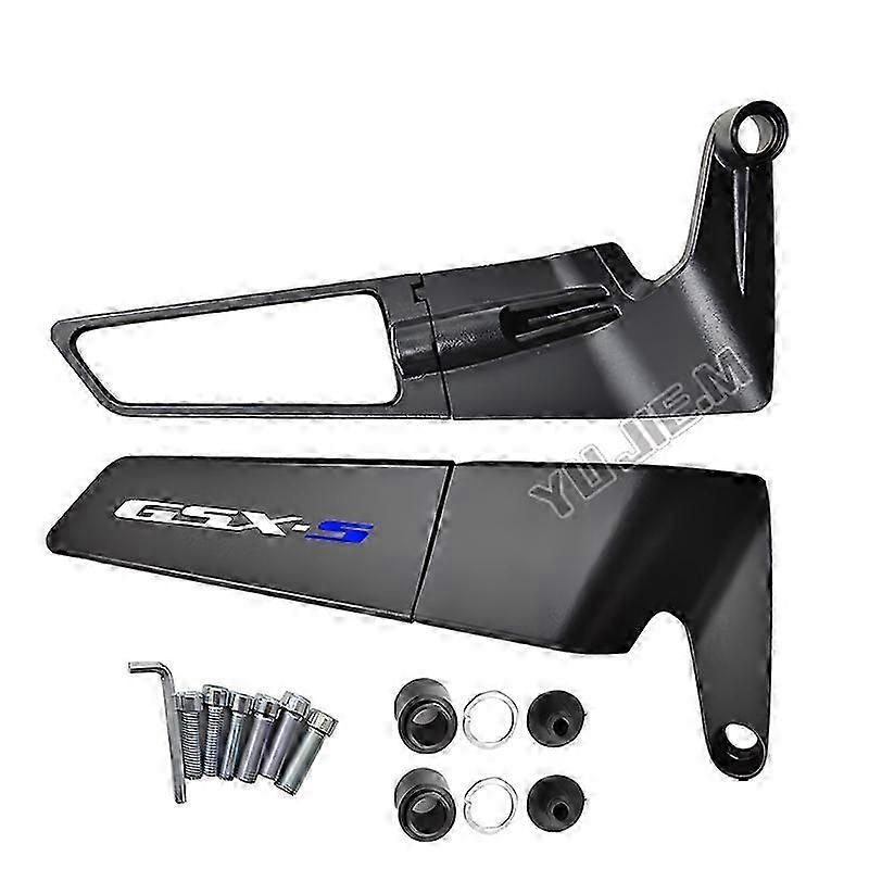 Applies to For Suzuki GSX-S1000 GSXS1000 GSX-S950 GSX-S750 Motorcycle Mirror Modified Wind Wing Adjustable Rotating Rearview Mirrors