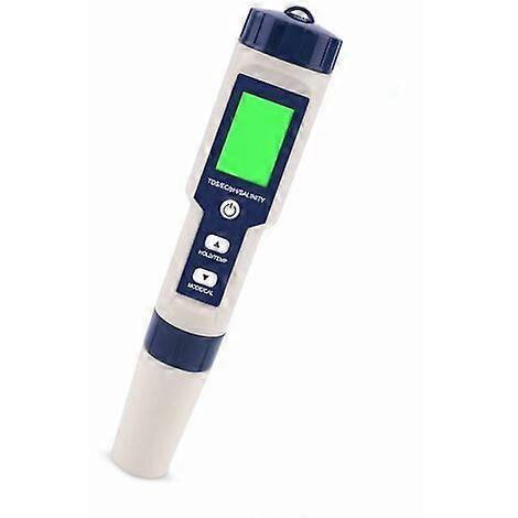 5-in-1 Electronic PH Meter Tester,Measures Ph & TDS & EC Salinity &