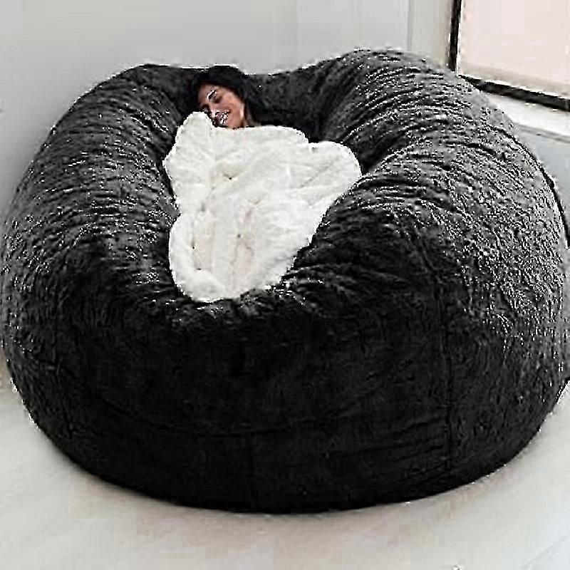 Ny Extra Stor Saccosäck Stolar Sofföverdrag Inomhus Lazy Lounger För Vuxna Barn Utan Stol A