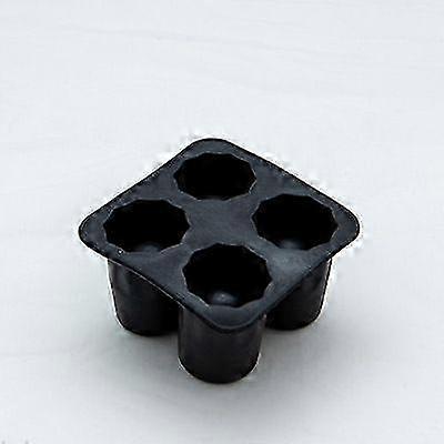 Ice Tray, Non-stick , Freeze 4 Shot Glasses black