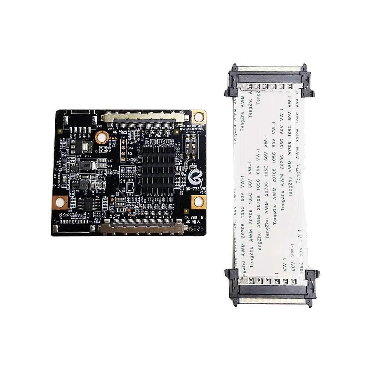 QK-72339D Upgraded Version Adapter Board Solves 4K LCD Screen Partition Problem 4K LCD TV Partition
