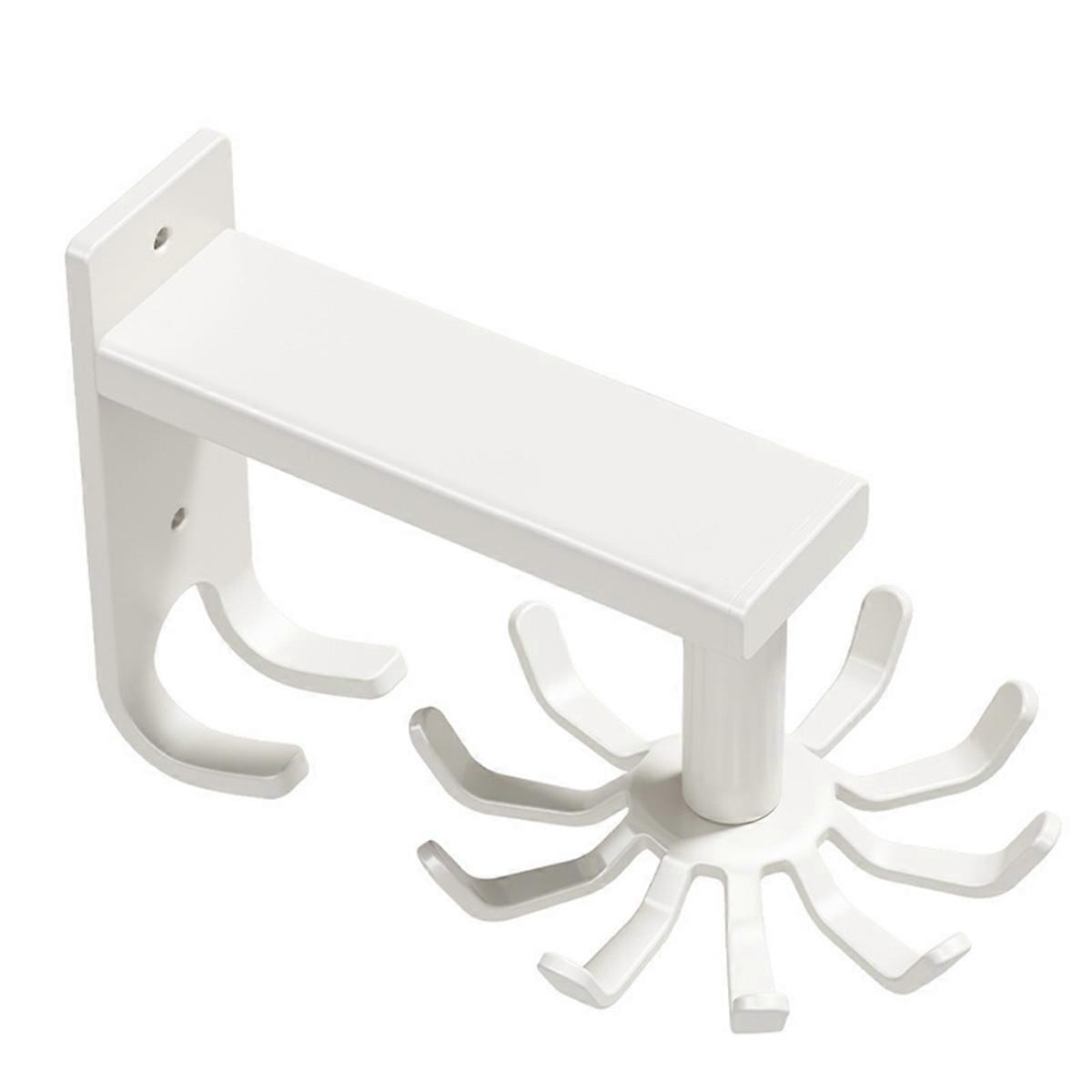 Kitchen Utensil Hanger Multifunctional Utensil Holder Hanger with 10 Rotatable Claws Wall Mounted Cooker Hooks Organizer