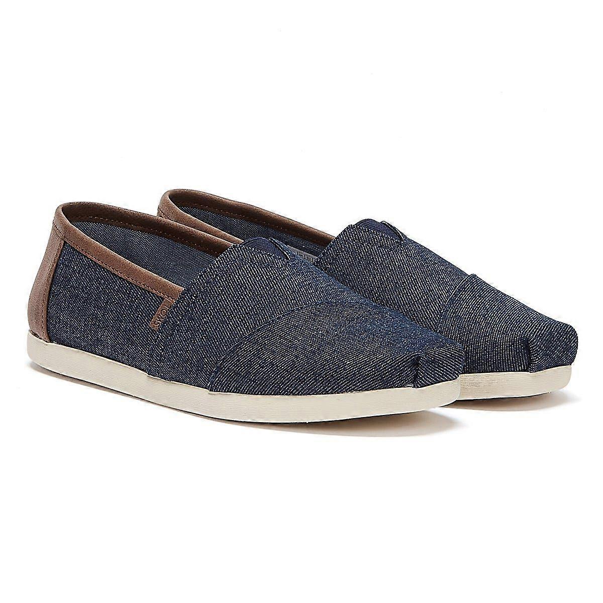 TOMS Alpargata Denim Mens Navy Blue Espadrilles