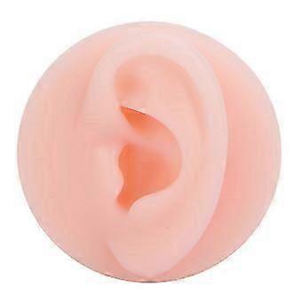 Professional Soft Silicone Ear Model Fake Ear Display Sample Ear Acupuncture Practice ModelLeft Ear