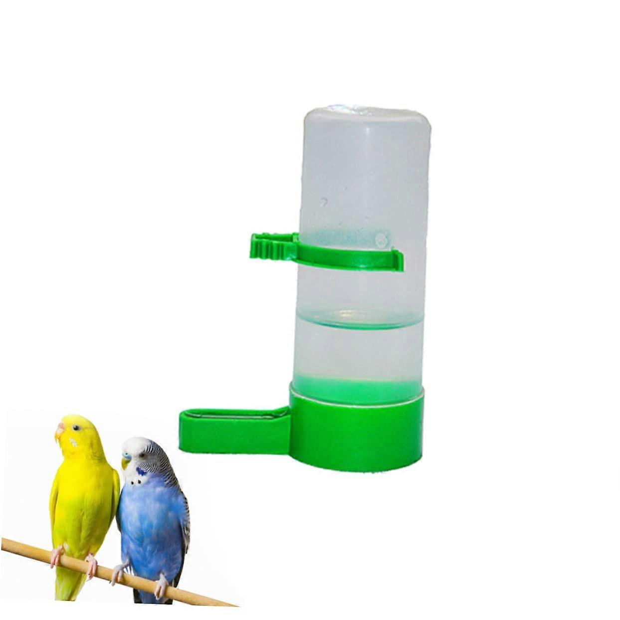 Bird Drink Machine Small Birds Feeder Plastic Water Feed Cup Easy To Install For Small Birds
