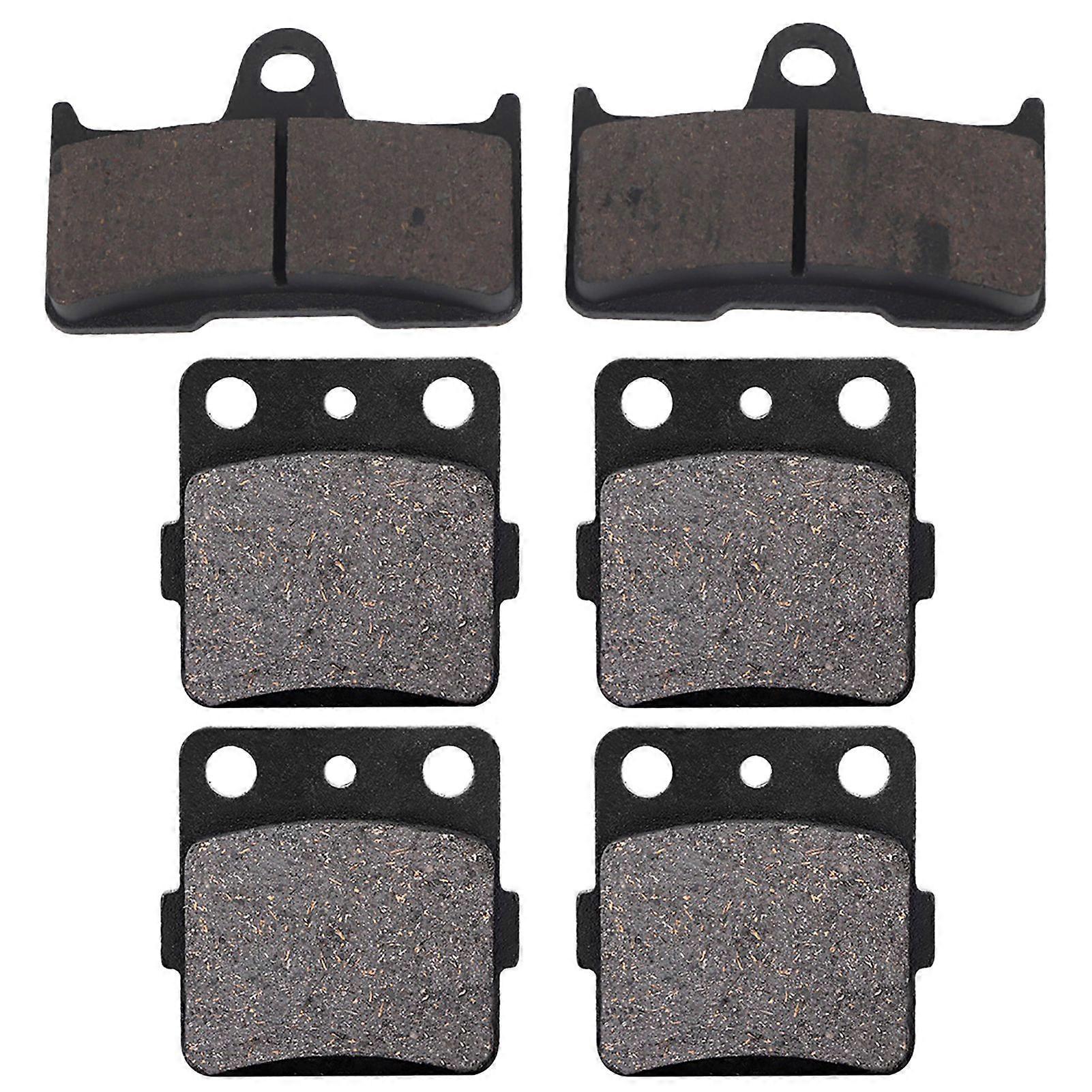 6Pcs Front & Rear Brake Pads for Grizzly 660 4x4 YFM660F 0208
