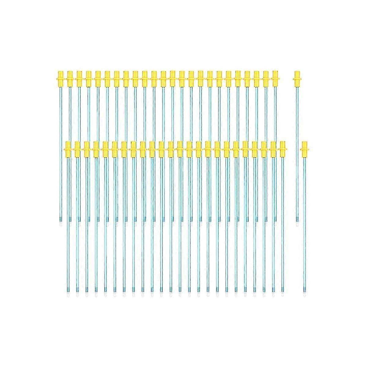 50PCS 인공 수정 튜브 7.9 인치 개 일회용 교잡 짝짓기 사육 장비