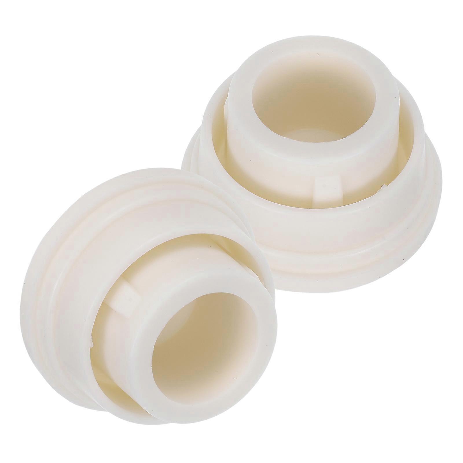 6Pcs Pool Ladder Rubber Bumper Caps for Daily Use Beige Ladder Protectors