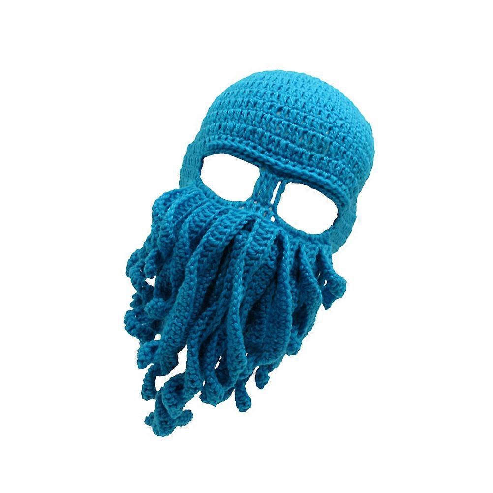 Knitting Hat Mask Beanies for Wearing 2Pcs Octopus Hat Assorted Color