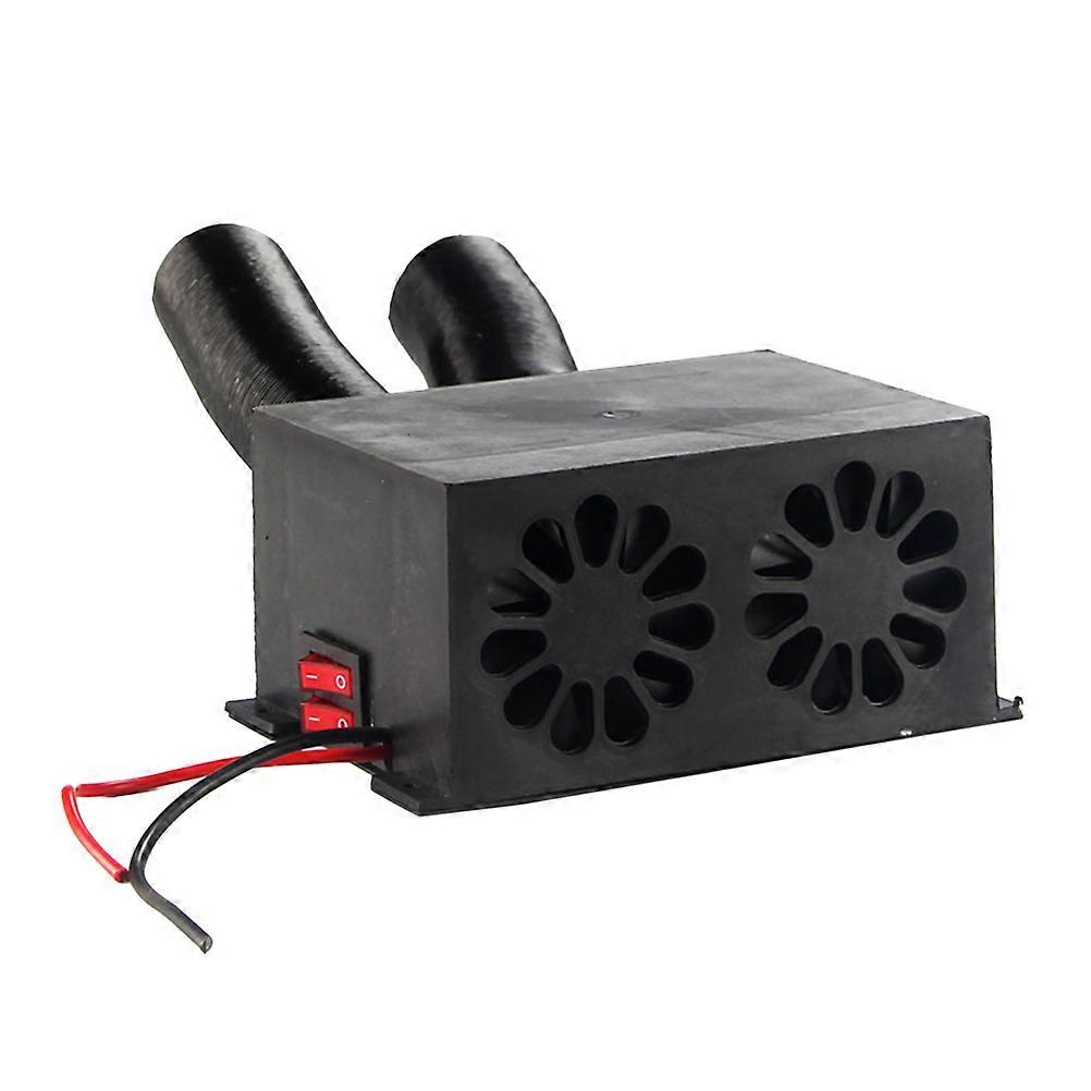 Car Defogger Fan Heater for Car Use 12V Black Portable