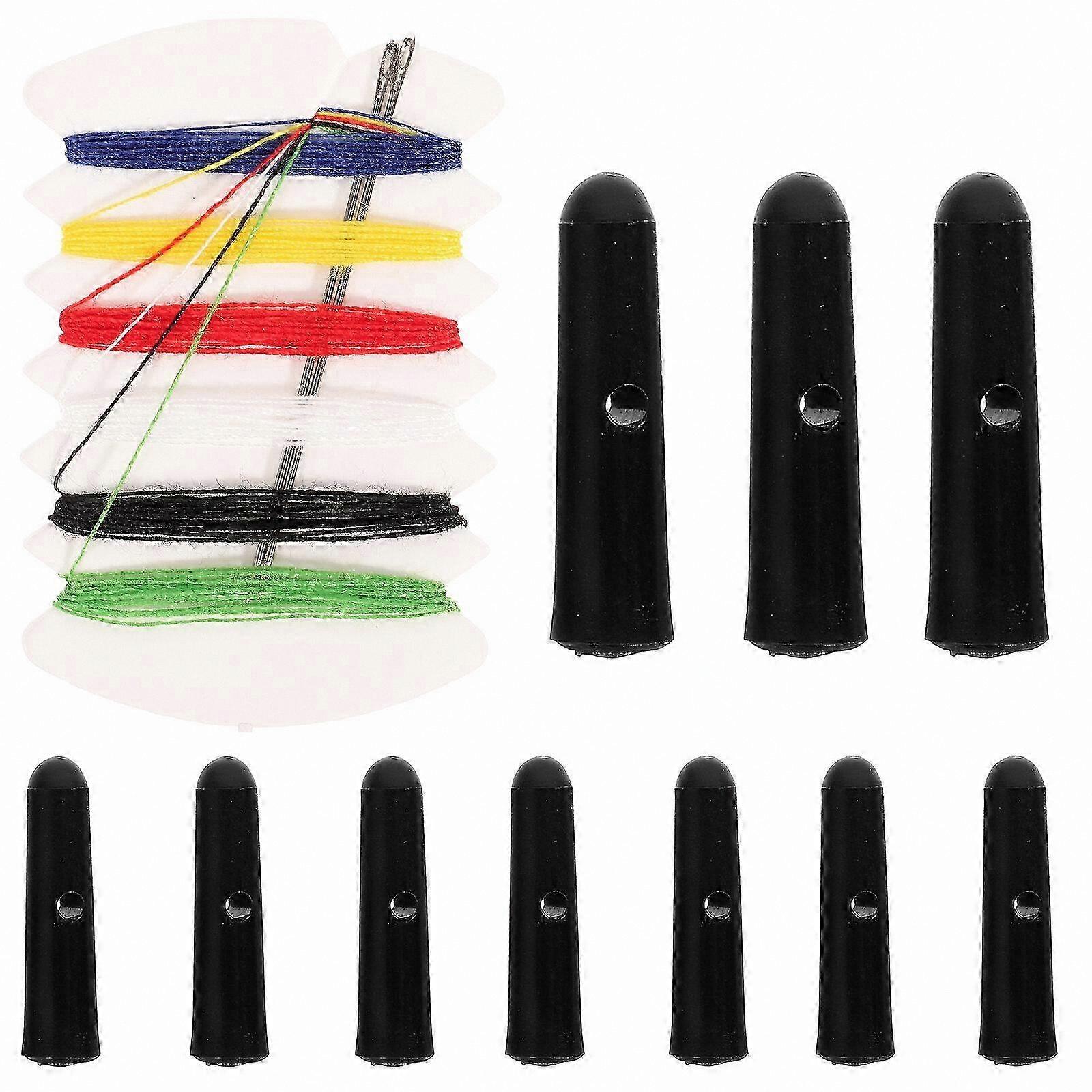 Replacement Umbrella Tips with Metal Beads for Bone and Cover Fixes, 10-Pack Foldable Design