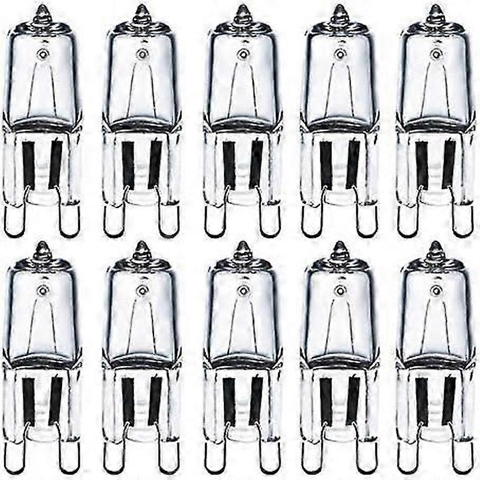 G9 Halogen Bulbs 28W 230V Dimmable Warm White 10Pack