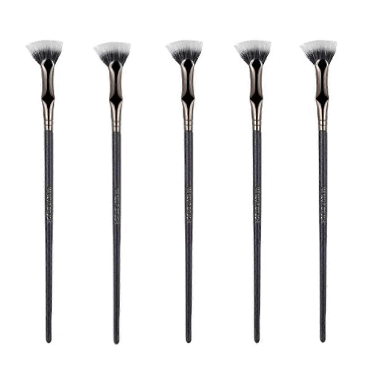 Scalloped Lash Brush, for Upper Lower Eye 5pcs