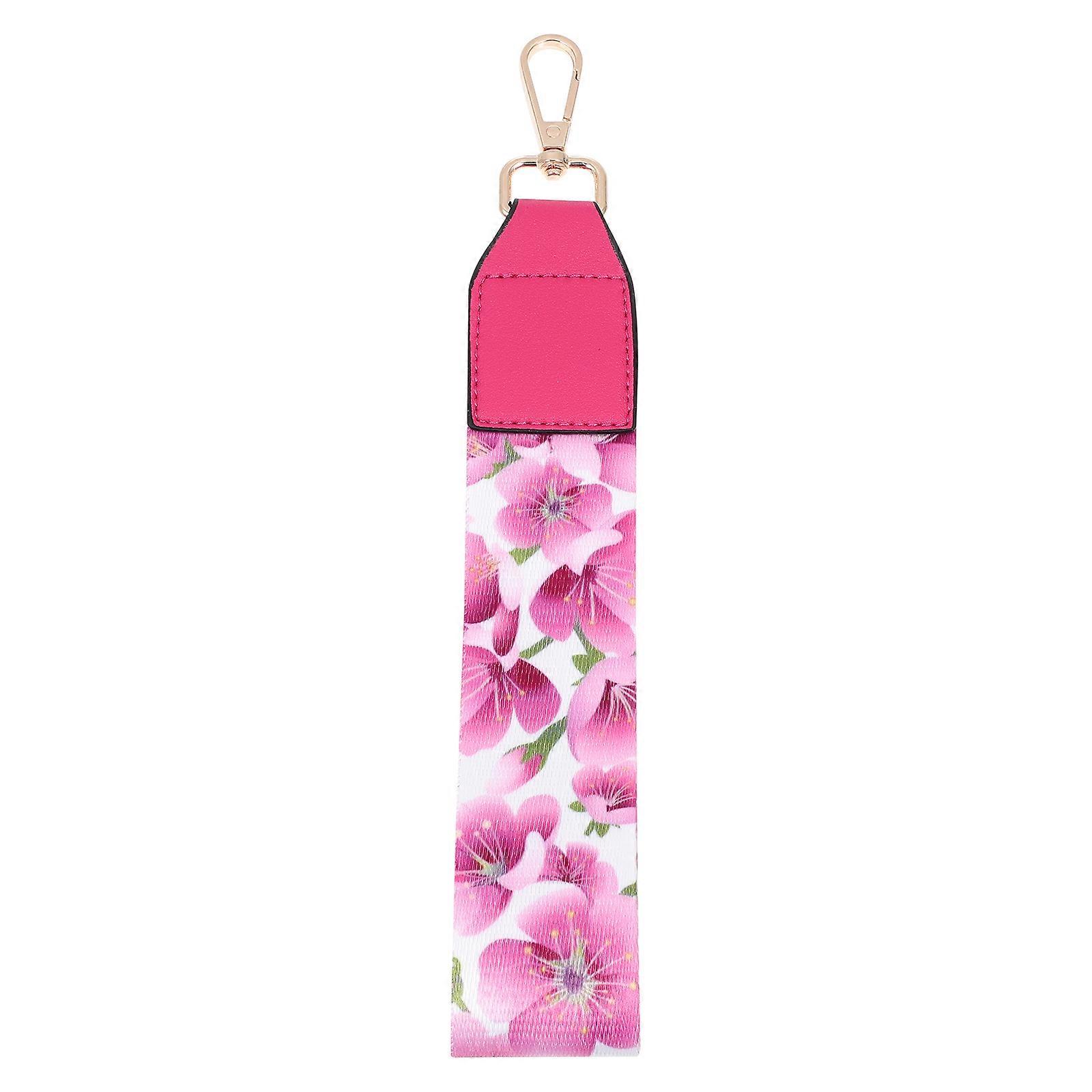 Key Chain Printed Wristlet Strap for Practical Use 5Pcs Set