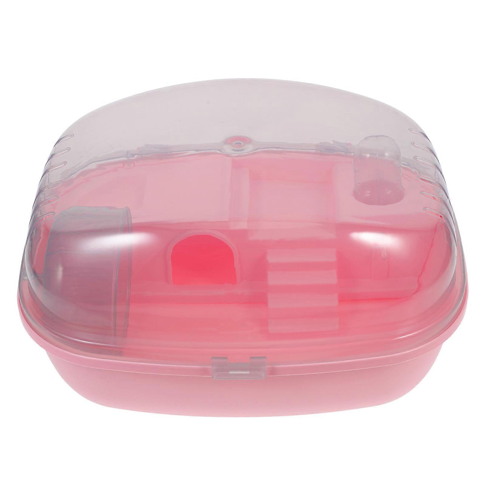 Pet Carrying Hamster Cage Suitable For Small Pets Including Rabbits Rats And Guinea Pigs 14×10.8×7.9in 1Set