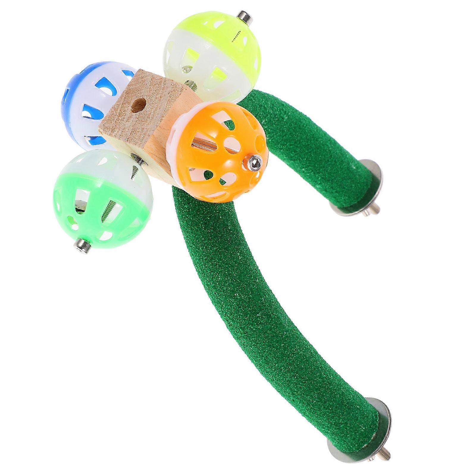 Bird Perch Stand For Parrots And Parakeets 18X15X10.5CM U-shaped Indoor Activity Enhancement 2Pcs