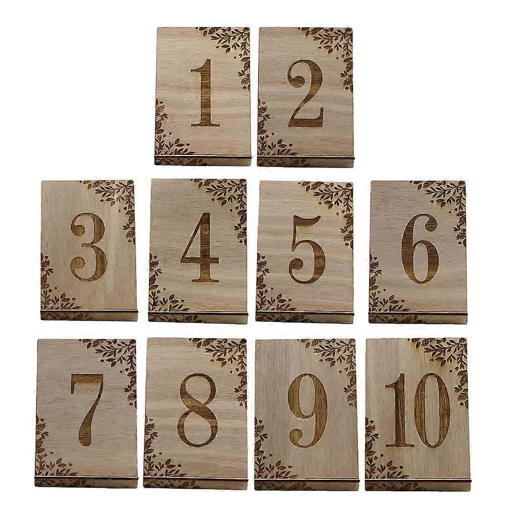 Rustic Wedding Table Numbers Wooden Numbers for Reception 30 Pieces