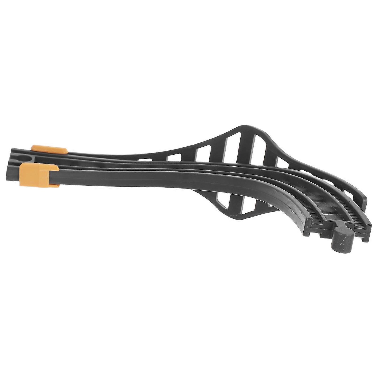 Mini Train Track Plastic Curved Railway Track Extension 2Pcs for Building