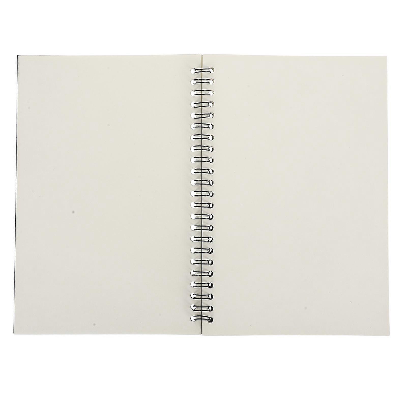 Kraft Spiral Notebook Notebook for Writing 2Pcs with Black Cover