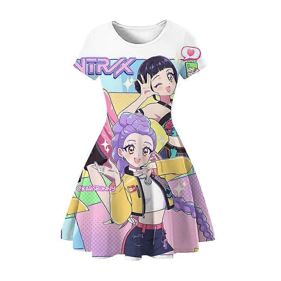 KPop Lovci démonů, 3D tištěná sukně, princeznovské šaty, dívčí párty šaty 03 _a